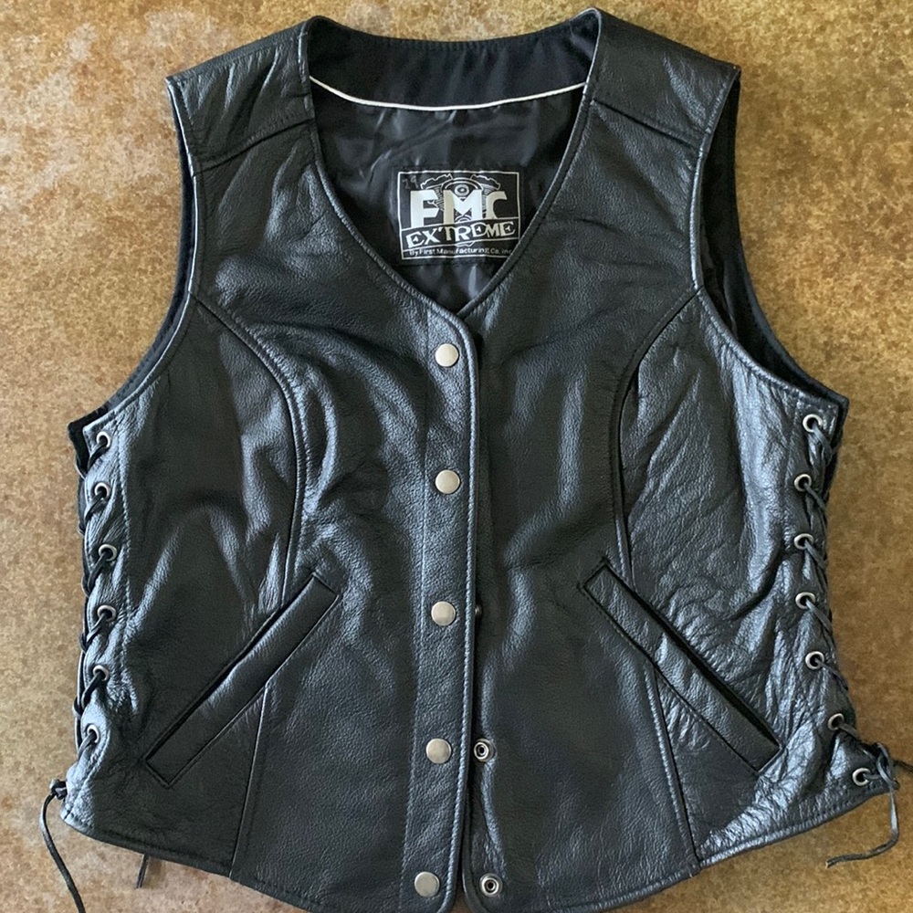 FMC Extreme ladies leather riding vest